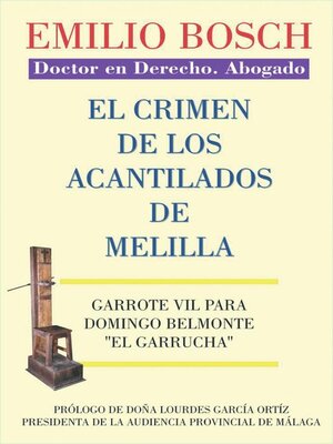 cover image of El crimen de los acantilados de Melilla